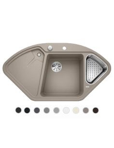 BLANCODELTA II Silgranit Corner Kitchen sink
