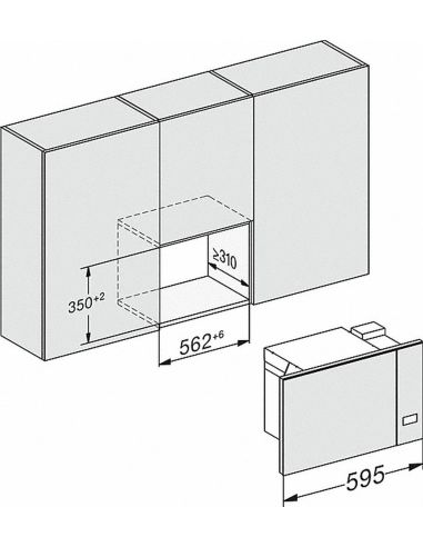 MIELE M 2234 SC Integreeritav Mikrolaineahi