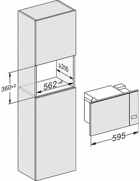 MIELE M 2234 SC Встраиваемая Микроволновая печь