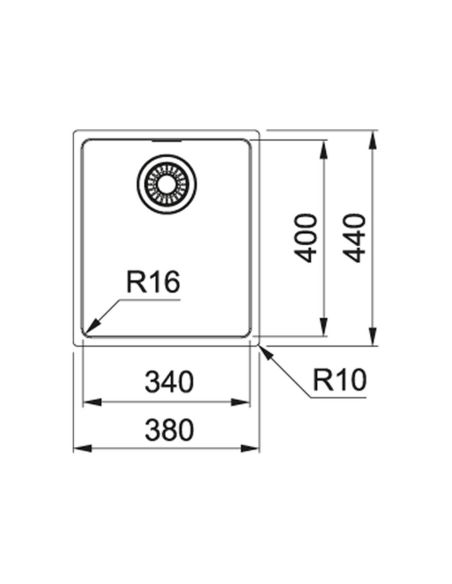 FRANKE MRX 210-34 Кухонная мойка из нержавеющей стали