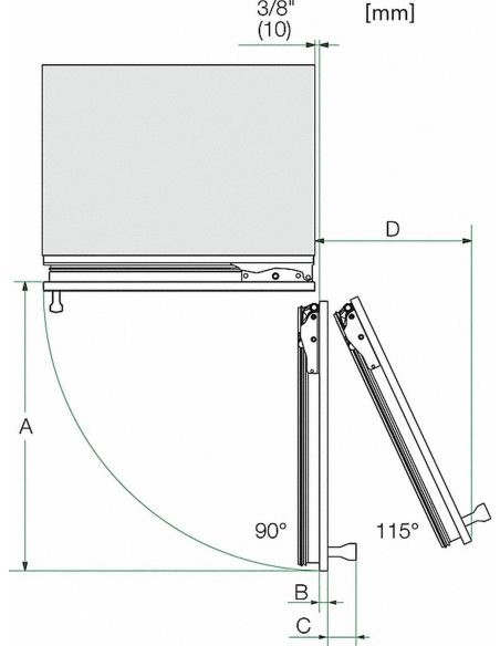 MIELE K 2902 Vi 90cm Integreeritud külmik