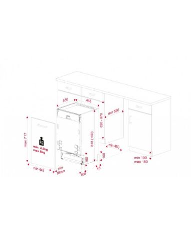 TEKA DFI 74950 Fully-integrated dishwasher