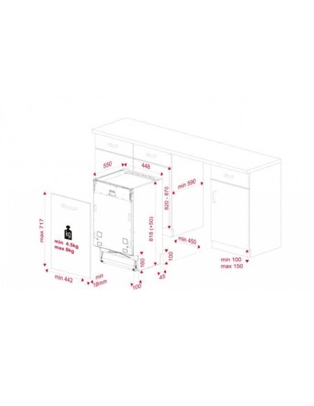 TEKA DFI 74950 Fully-integrated dishwasher
