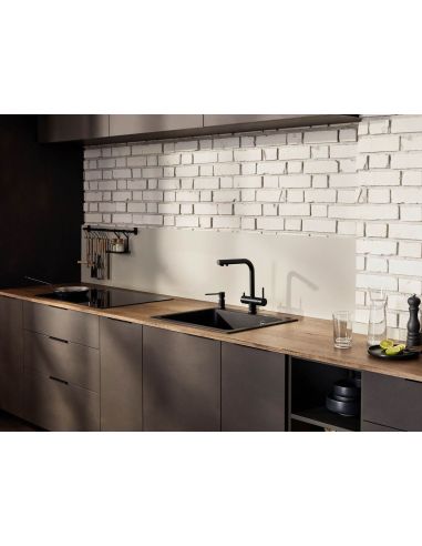 BLANCO FONTAS II BLACK Edition faucet with filtered water connection