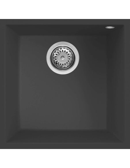 ELLECI QUADRA 102 U 40x40cm Alt Paigaldatav Graniit Köögivalamu