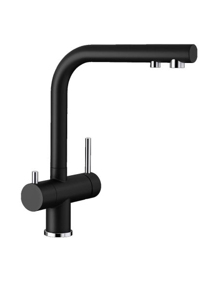 BLANCO FONTAS II Black 526157 Kухонный смеситель с отводом для фильтра, ЦВЕТА ГРАНИТ