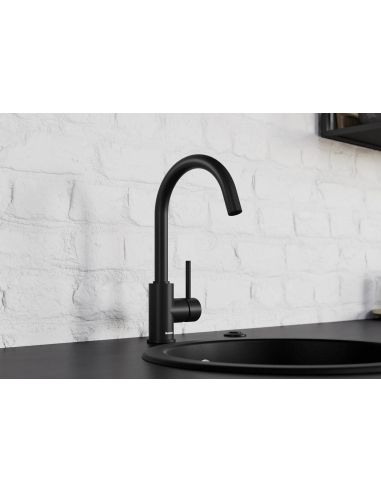 BLANCO MIDA Black matt Кухонный смеситель (2)
