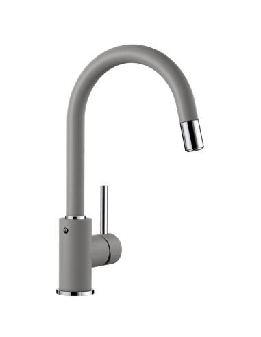 BLANCO MIDA-S SILGRANIT With pull-out hand shower Kitchen Taps (3)