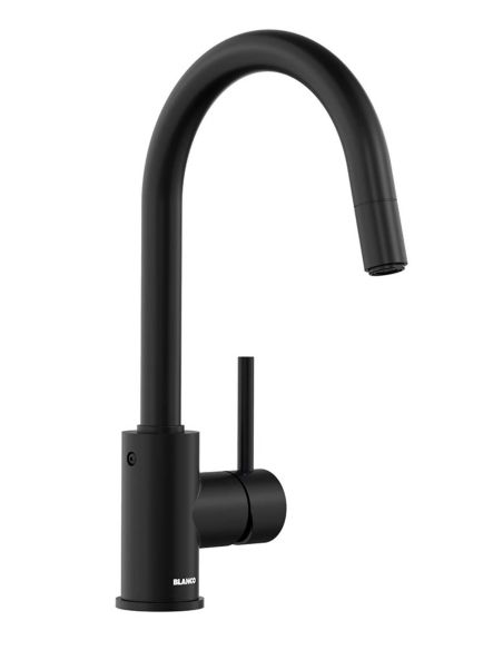 BLANCO MIDA-S Black matt Musta matta Keittiöhana käsisuihkulla 526663