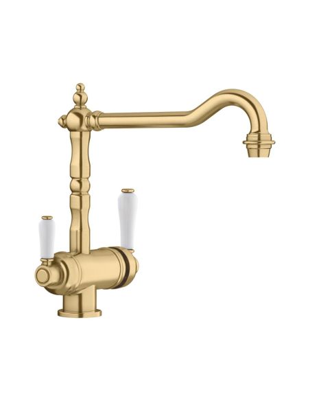 BLANCO SORA Gold Matt Combi Kitchen faucet with filtered water connection (1)
