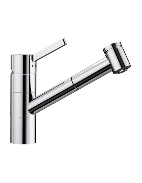 BLANCO TIVO-S Chrome Kitchen Faucet with pull-out hand shower (1)