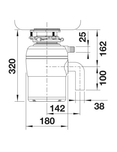 BLANCO FWD LITE Food Waste Disposer units, Dispouser (3)