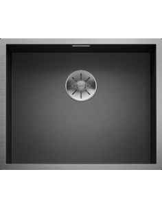 BLANCO ZEROX 500-U Dark Steel InFino Под столешиццу Монтируемая Кухонная мойка (1)