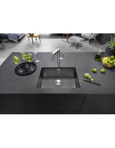 BLANCO ZEROX 500-U Dark Steel InFino must RST altpoolt monteeritav Köögivalamu 526243