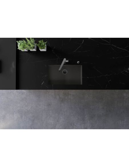 BLANCO ZEROX 700-U Dark Steel InFino RST Alta kiinnitettävä keittiöallas 526244