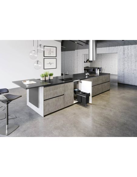 BLANCO ZEROX 700-U Dark Steel InFino RST altpoolt monteeritav Köögivalamu 526244