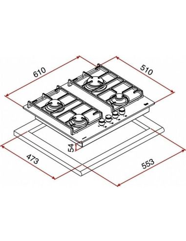 TEKA  CGW LUX 60 4G AI AL