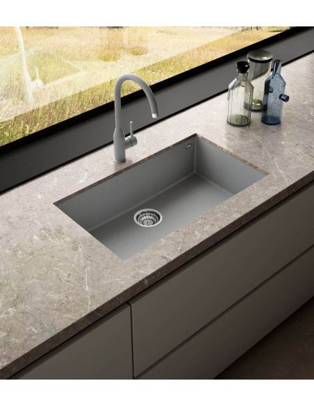 ELLECI QUADRA 350 U UNDERMOUNT graniit Kitchen sink