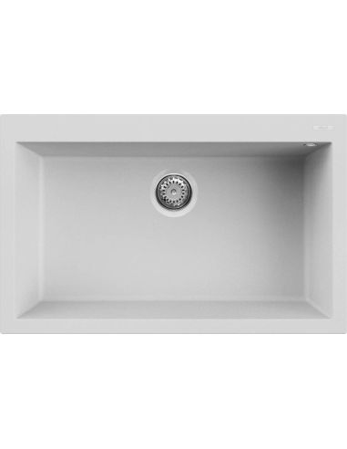 ELLECI QUADRA 130 80cm Top mounted Composite Kitchen sink (8)