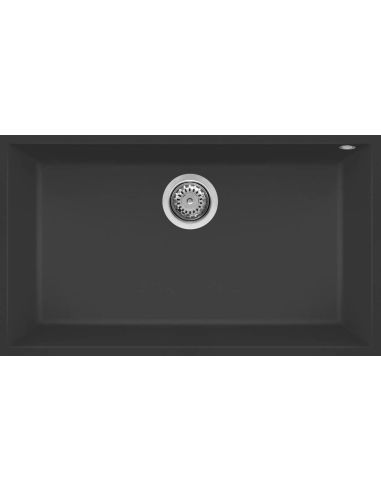 ELLECI QUADRA 130 SOTTOTOP 79X50cm Underlimmad Diskbänk i granit