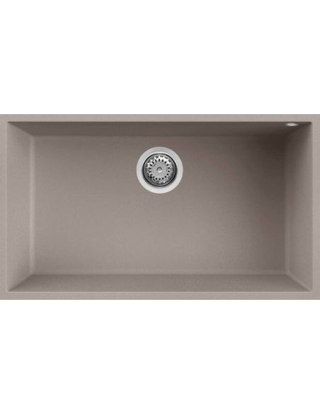 ELLECI QUADRA 130 SOTTOTOP 79X50cm Underlimmad Diskbänk i granit