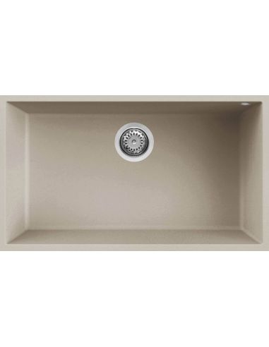 ELLECI QUADRA 130 SOTTOTOP 79X50cm Underlimmad Diskbänk i granit