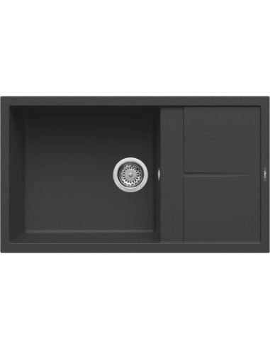 ELLECI UNICO 310 В столешницу сверху монтируемая Гранитная Кухонная мойка (7)