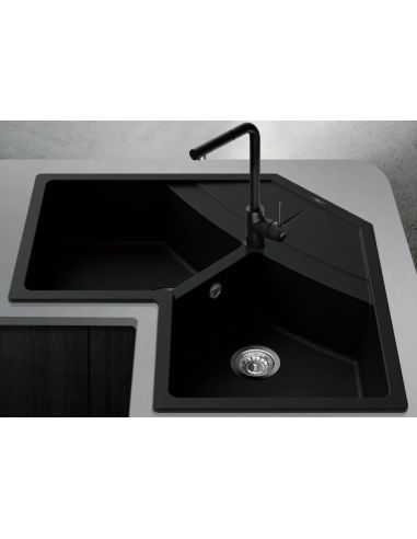 ELLECI UNICO CORNER GRANITEK Kitchen sink