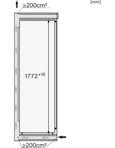 MIELE FNS 7794 D R integreeritav Jäämasinaga Sügavkülmik (8)
