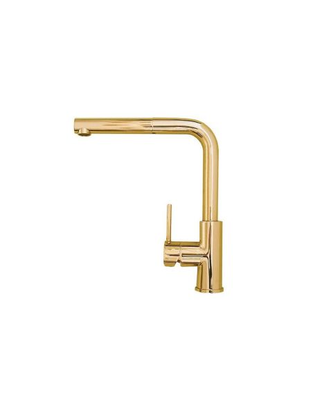 ALVEUS ZEOS-P Monarch Bronze kitchen mixer with pull-out shower (1)