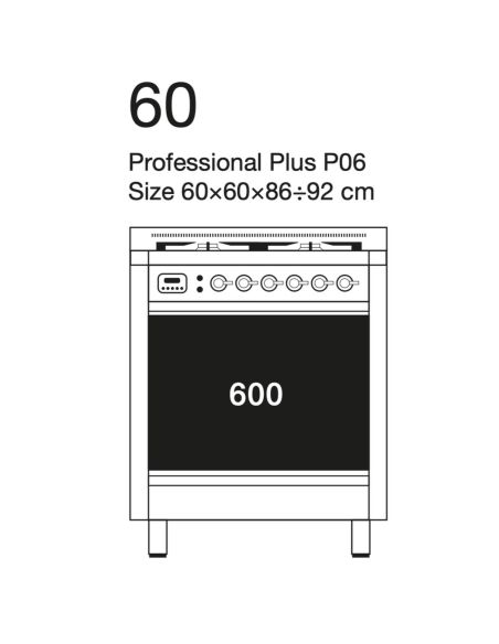 ILVE P06N Professional Plus Cooking block, Nostalgie
