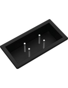 BARAZZA 1CSPN Black Matt St.Steel Draining-rack