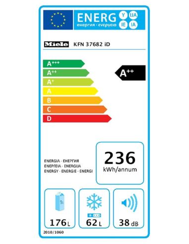 MIELE KFN 37682 iD Интегрируемый холодильно-морозильный шкаф