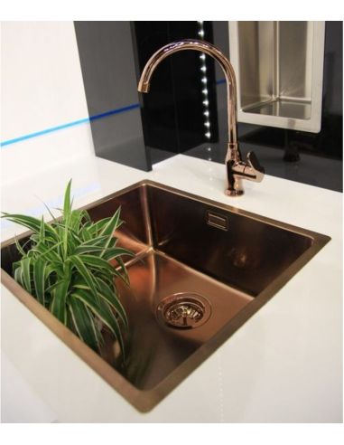 ALVEUS KOMBINO 20 Monarch Collection 340x400mm Colored St.Steel Under mount Kitchen sink (5)