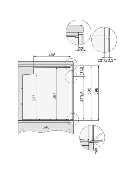 MIELE H 2465 B ACTIVE Kalusteisiin sijoitettava sähköuuni (5)
