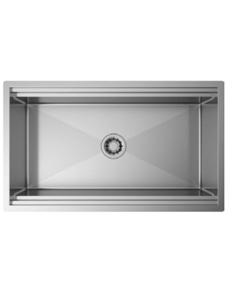 ARTINOX PLANUM XL 81 WORKSTATION With two-level Top mount St. Steel Kitchen sink (1)