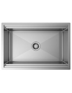ARTINOX PLANUM ST 70 Двухуровневая под столешницу монтируемая из нерж. стали Кухонная мойка (1)