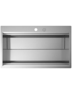 ARTINOX LAYER SP81 Двухуровневая Сверху монтируемая из нерж. стали Кухонная мойка (1)
