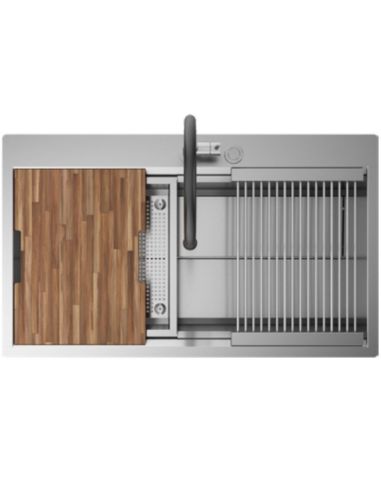ARTINOX LAYER SP81 Двухуровневая Сверху монтируемая из нерж. стали Кухонная мойка (2)