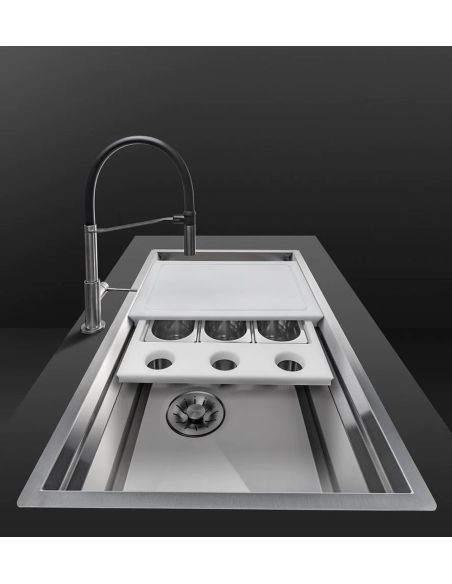 ARTINOX LAYER SBR104 Кухонная мойка из нержавеющей стали (2)