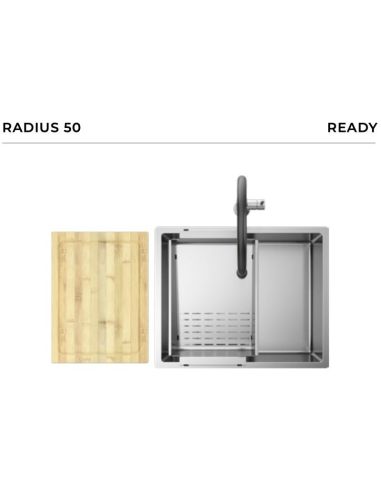 ARTINOX RADIUS 50, 50x40мм Кухонная мойка из нержавеющей стали (5)