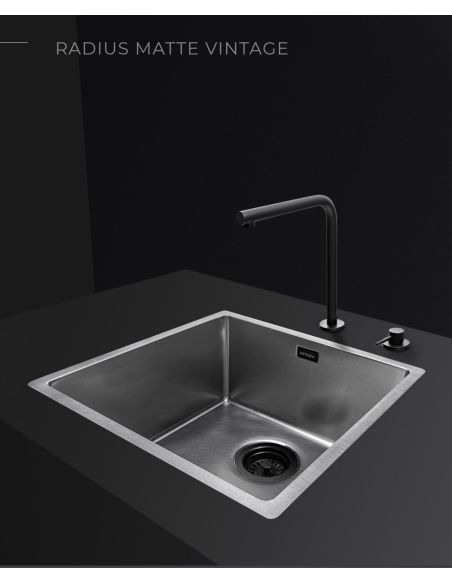 ARTINOX RADIUS 50, 50x40мм Кухонная мойка из нержавеющей стали (3)