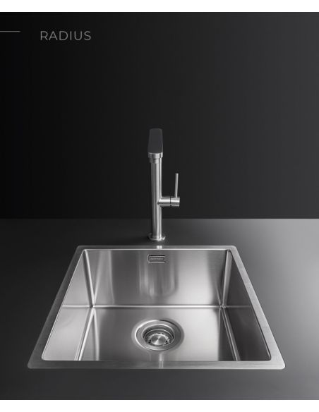 ARTINOX RADIUS 34, 34х40см RST-Ruostumattomasta teräksestä Tiskiallas (3)