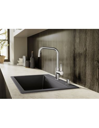 BLANCO JANDORA-S St.Steel Kitchen faucet Tap with pull-out hand shower 526614