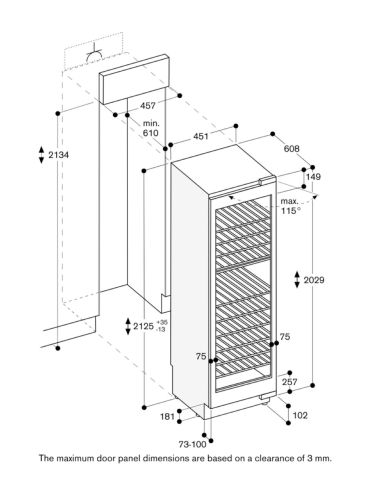 GAGGENAU RW414365 400 Series Integrated Wine Cooler (5)