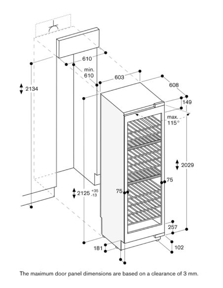 GAGGENAU RW466365 400 Series Integrated Wine Cooler (5)