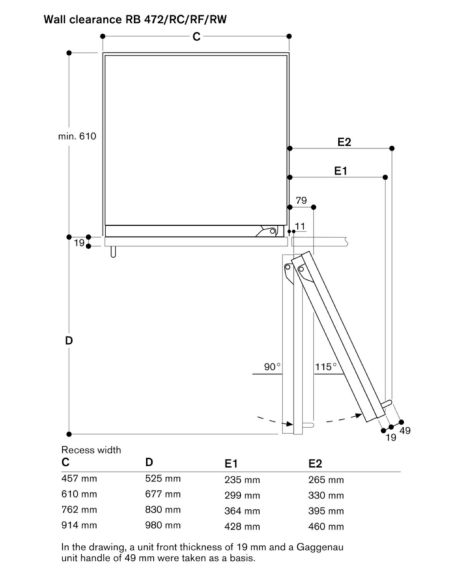 GAGGENAU RW466365 400 Sarja Integroitava viinikaappi (6)