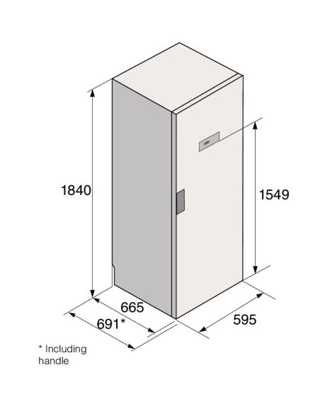 ASKO DC7784HP.W PRO HOME Valkoinen Vapaasti seisova lämpöpumpulla Kuivauskaappi (5)