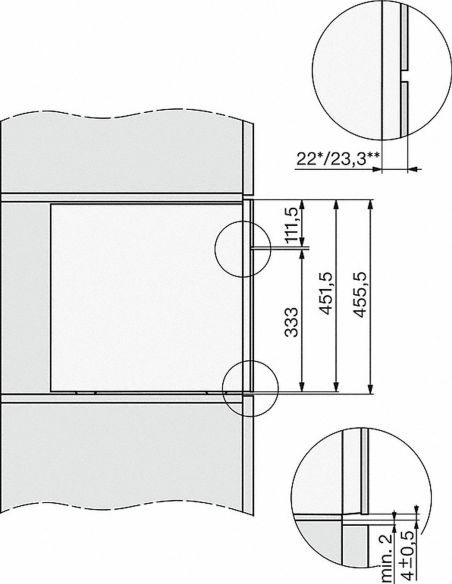 MIELE CVA 7440 125 Gala Ed Musta Matta Kalusteisiin sijoitettava kahvikeskus (4)
