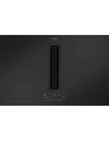 MIELE KMDA 7876-1 FL MattFinish 80cm Bez rāmja Indukcijas plīts virsma ar integrētu tvaika nosūcēju